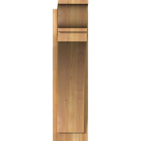 Thorton Rough Sawn Traditional Outlooker, Western Red Cedar, 8W X 22D X 30H